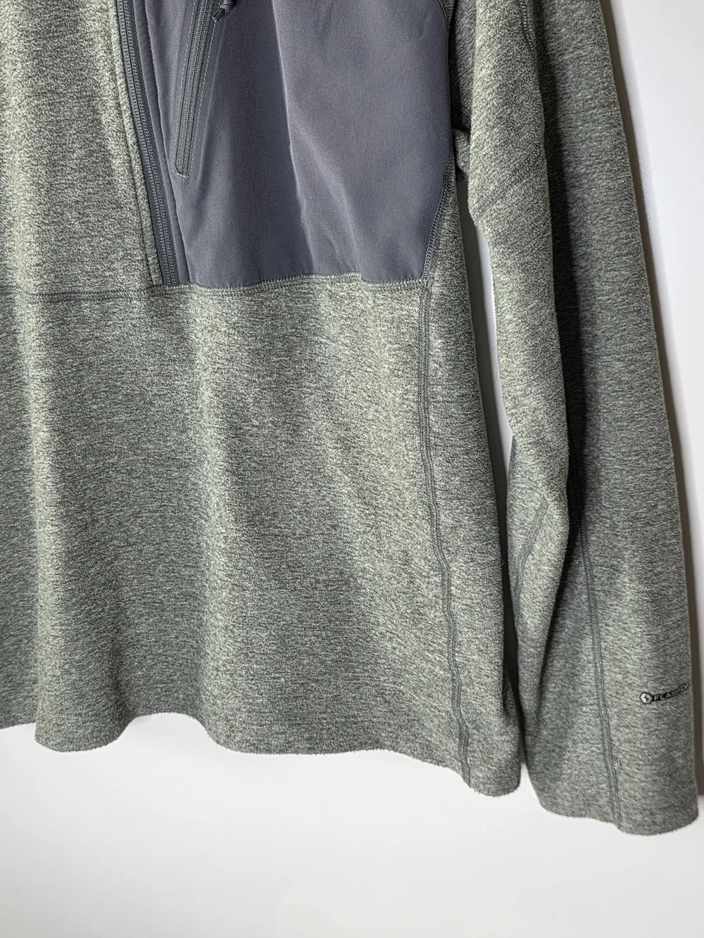 The North Face Men's Gray Quarter-Zip Pullover Jacket Size Large Lightweight